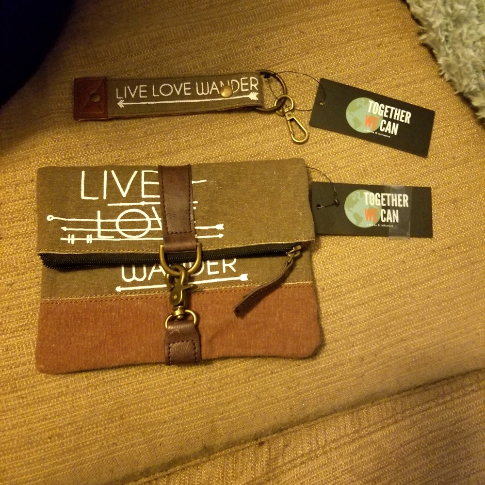Mona B fold down handbag